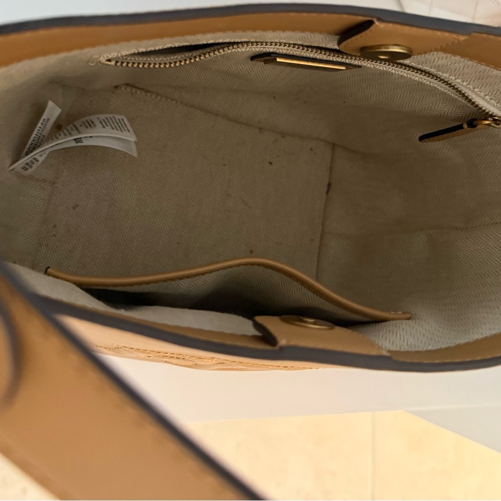 Ralph Lauren Tan Leather Hobo Bag - Picture 9 of 10